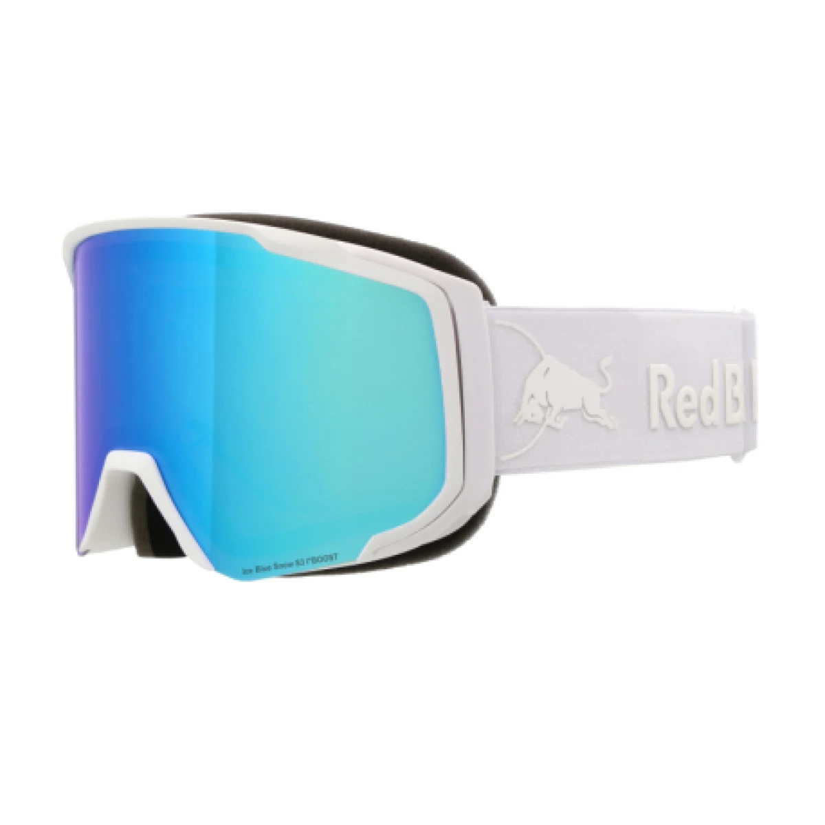 Lyžiarske okuliare RED BULL SPECT JIBB-04BL3, white smoke with blue mirror · záber 1