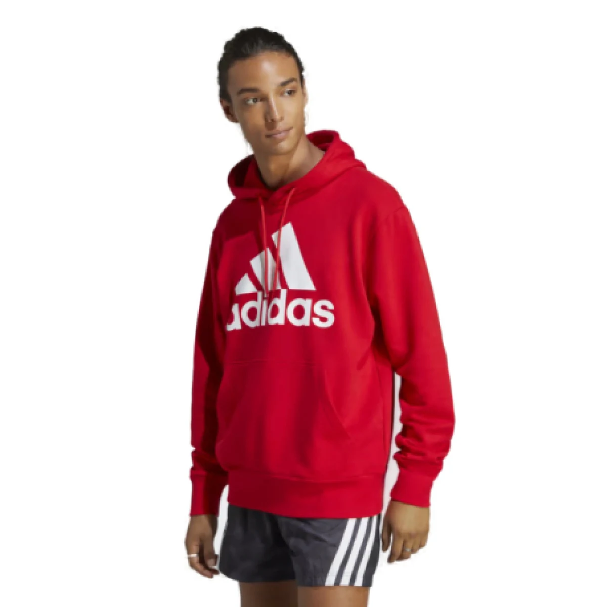 Pánska mikina s kapucňou ADIDAS M BL FT HD-IC9365-Red · záber 1
