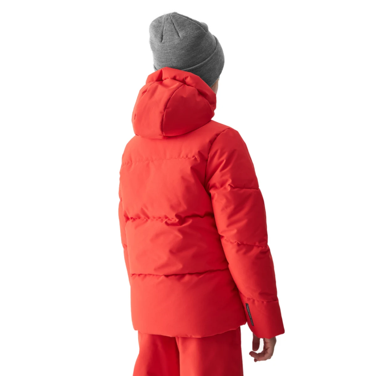Chlapčenská lyžiarska bunda 4F JUNIOR TECHNICAL JACKET-JWAW24TTJAM534-62S-RED · záber 2