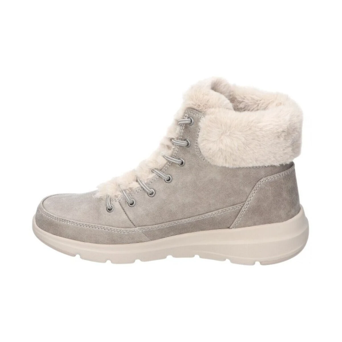 Dámske členkové zimné topánky SKECHERS Glacial Ultra W taupe · záber 3