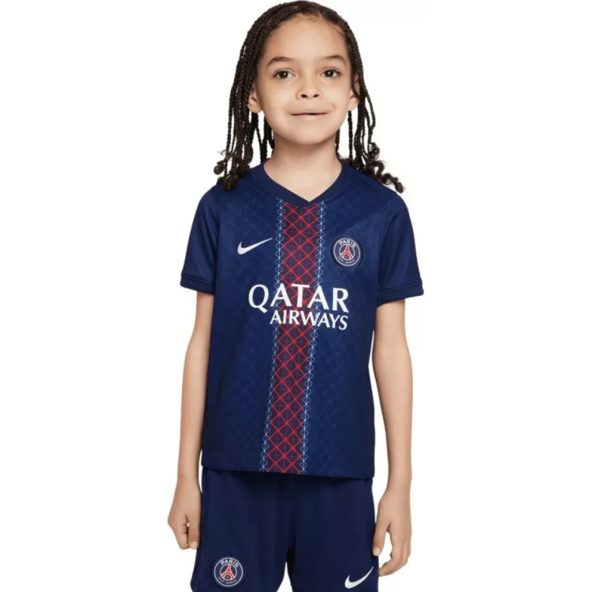 Chlapčenský futbalový set oblečenia NIKE QATAR AIRWAYS PSG LK NK DF KIT STAD HM · záber 2