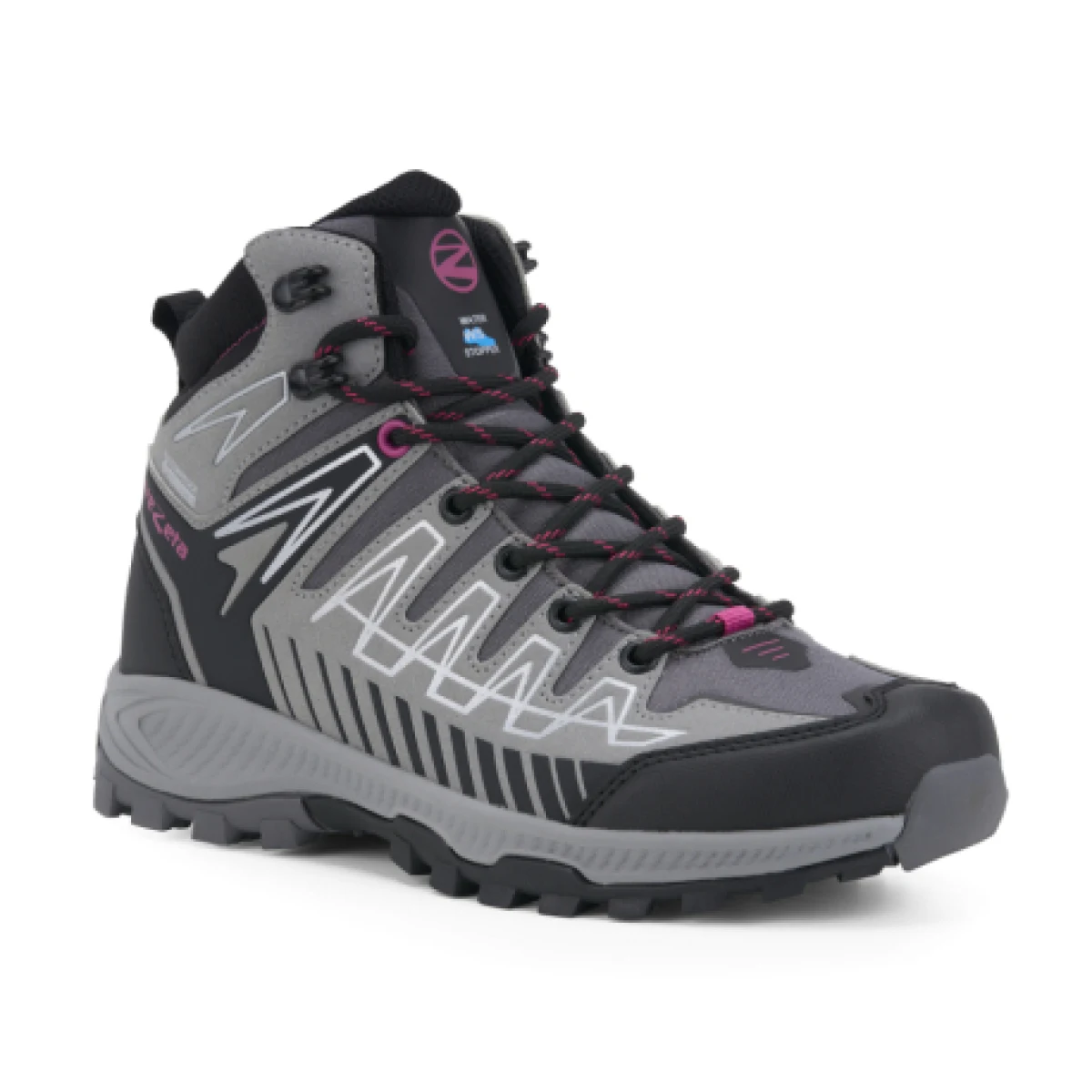 Dámska vysoká turistická obuv TREZETA Thunder Mid Ws Wp, Grey Fuchsia · záber 1
