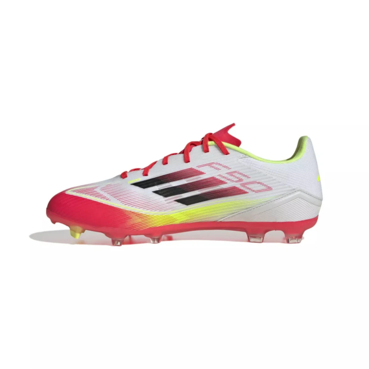 Pánske futbalové kopačky outdoorové ADIDAS F50 League M FG MG cloud white core black solar yellow · záber 2