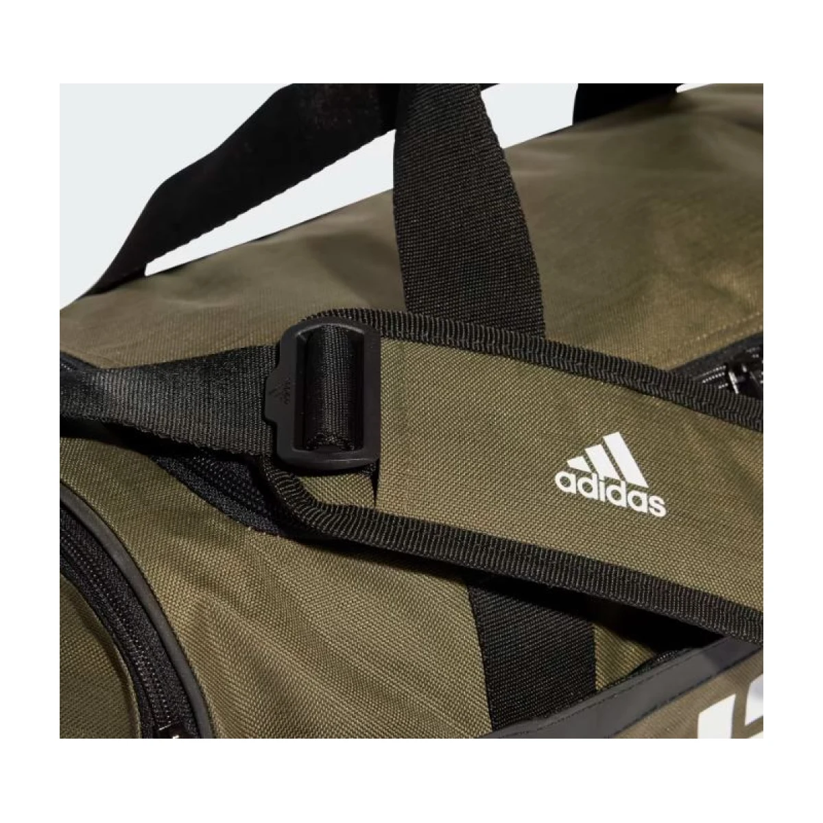 Pánska cestovná taška ADIDAS LINEAR DUFFEL M OLISTR BLACK WHITE · záber 5