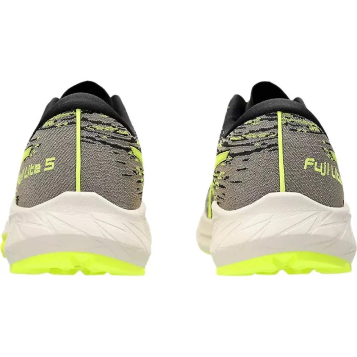 Pánska bežecká trailová obuv ASICS Fuji Lite 5 black safety yellow · záber 4