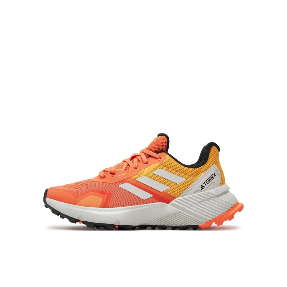 Dámska bežecká trailová obuv ADIDAS Terrex Soulstride amber tint grey one semi spark · záber 3