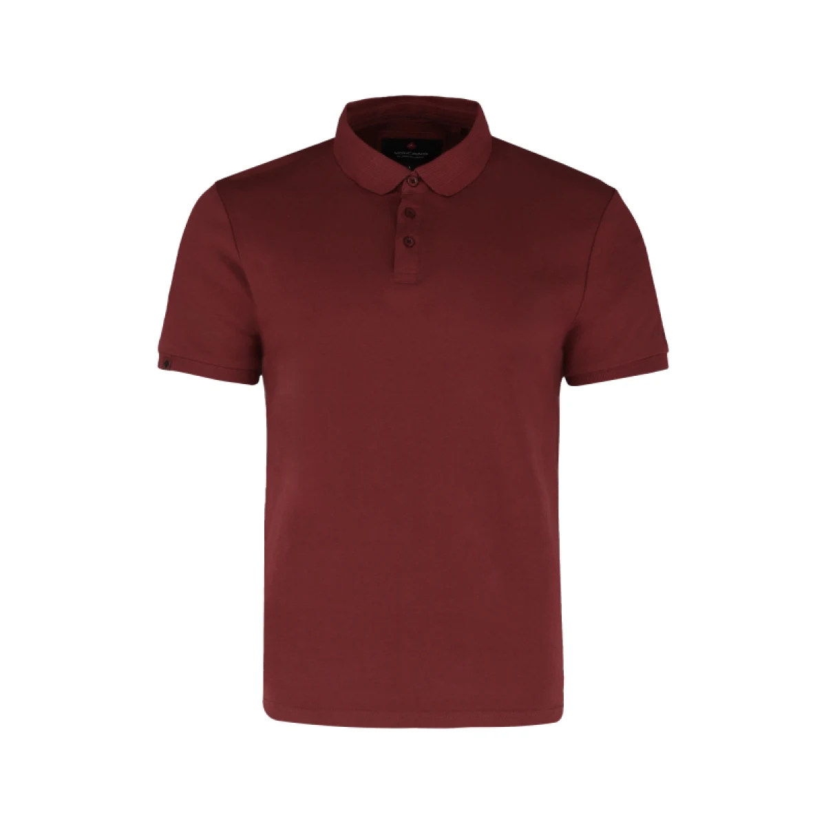 Pánske polo tričko s krátkym rukávom VOLCANO VOLVI-403-BURGUNDY · záber 4