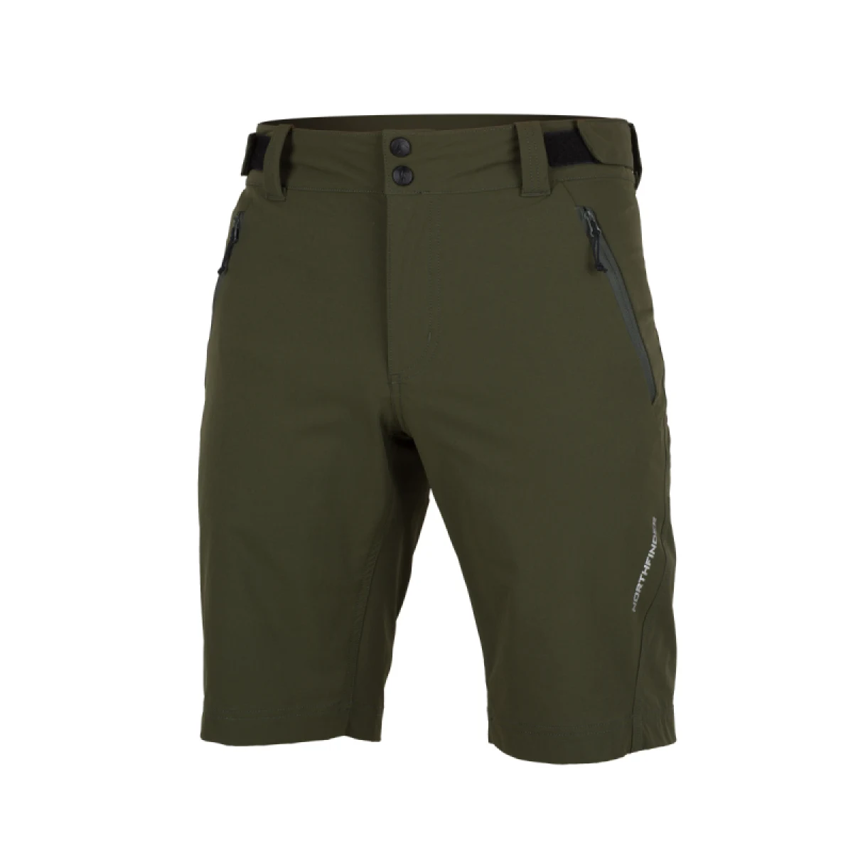 Pánske turistické kraťasy NORTHFINDER ALBRECHT-300darkgreen · záber 4