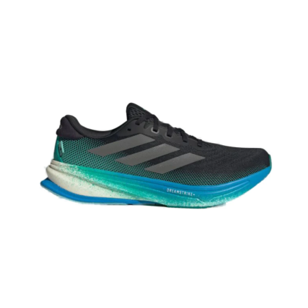 Pánska bežecká obuv ADIDAS Supernova Rise 2 M core black iron metallic glory green · záber 1
