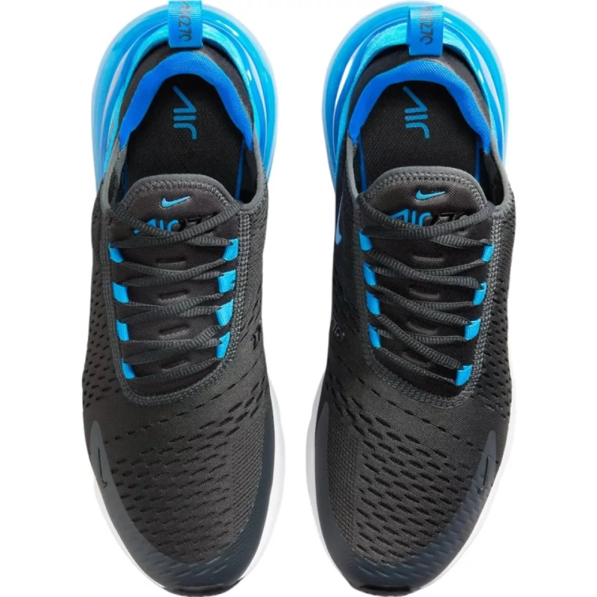 Pánska rekreačná obuv NIKE Air Max 270 anthracite black white photo blue · záber 3