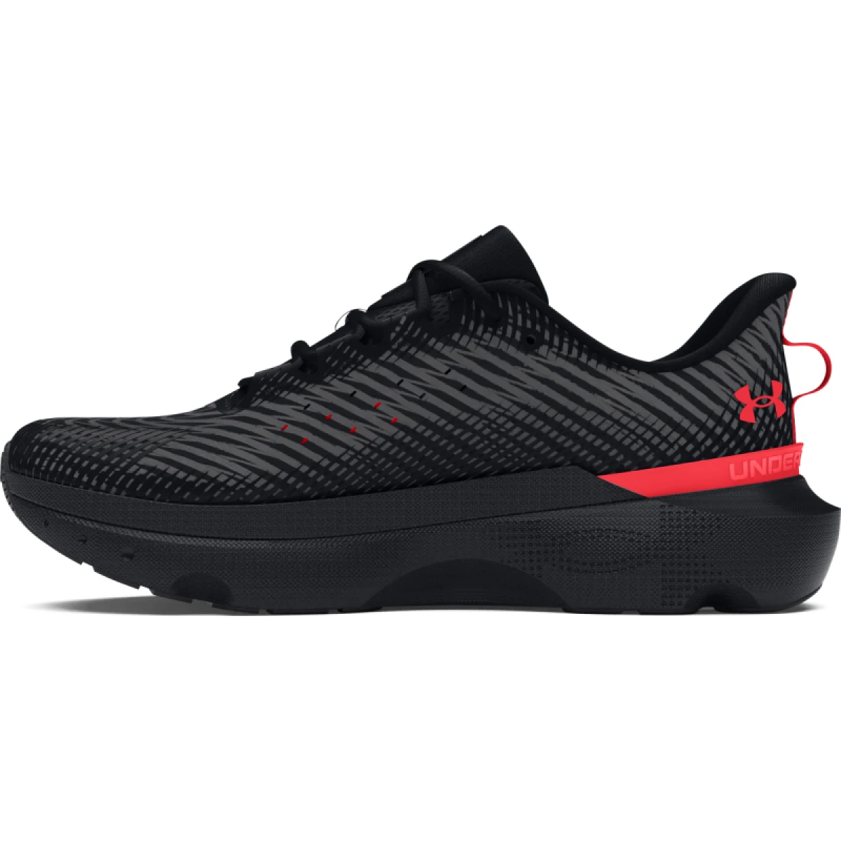 Pánska bežecká obuv UNDER ARMOUR UA Infinite Pro black anthracite racer red · záber 2