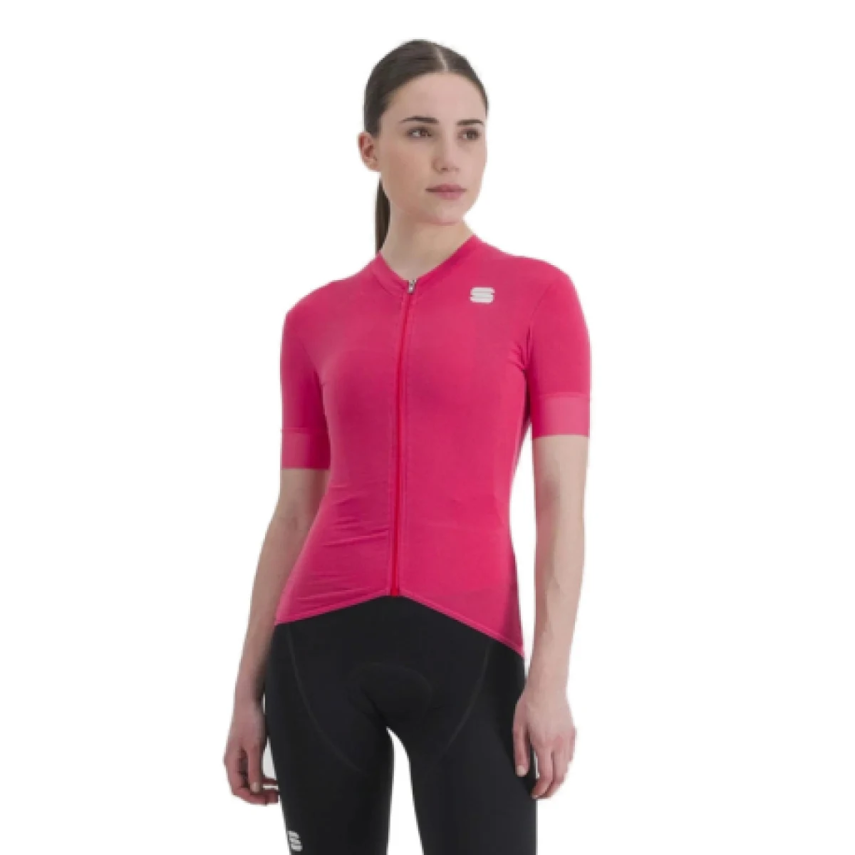 Dámsky cyklistický dres s krátkym rukávom SPORTFUL Monocrom w jersey, pompelmo · záber 1