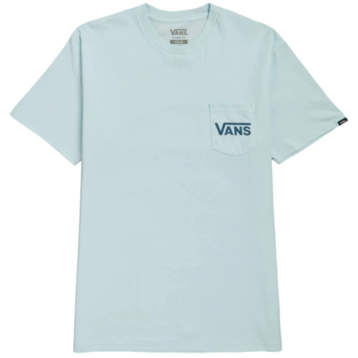 Pánske tričko s krátkym rukávom VANS STYLE 76 BACK SS TEE-BLUE GLOW-TEAL · záber 1