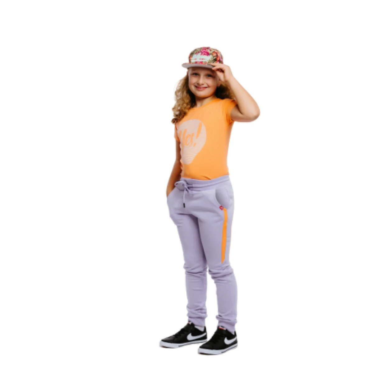 Dievčenské tepláky AUTHORITY TP-RITY G lilac · záber 1