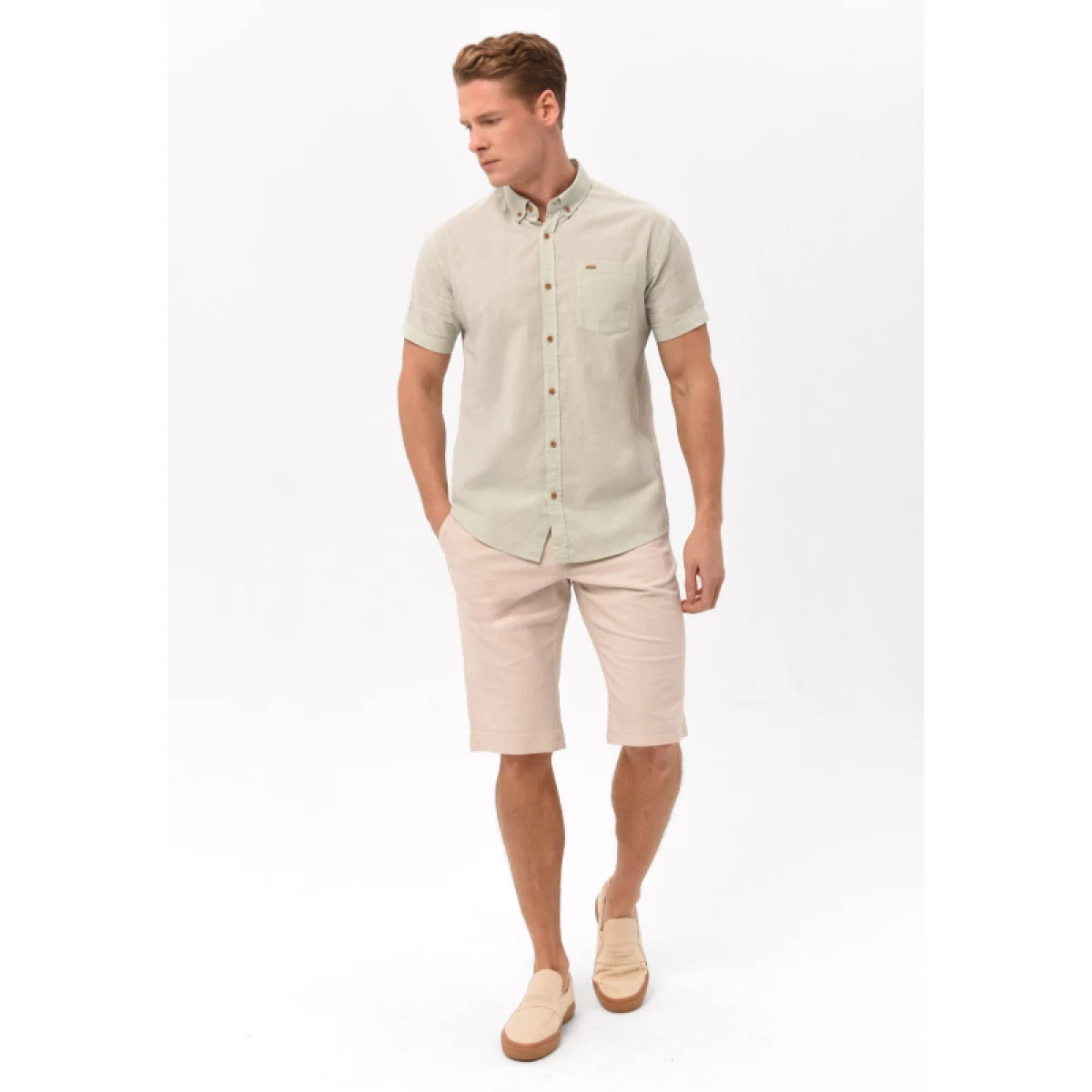 Pánske kraťasy VOLCANO DENZ-101-CREAM · záber 4