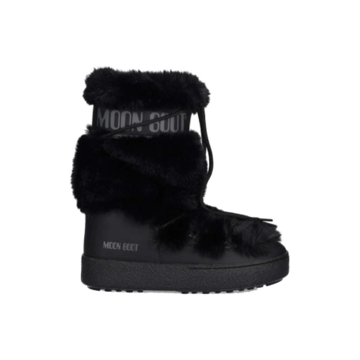 Dámske vysoké zimné topánky MOON BOOT MB LTRACK FAUX FUR HIGH, N001 BLACK · záber 1