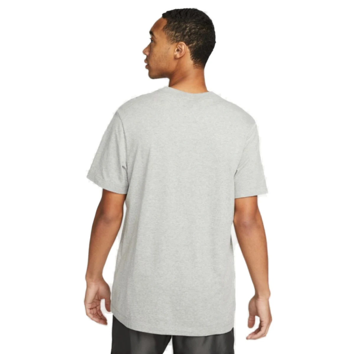 Pánske tričko s krátkym rukávom NIKE M NSW TEE SWOOSH BLOCK-063-Grey · záber 3