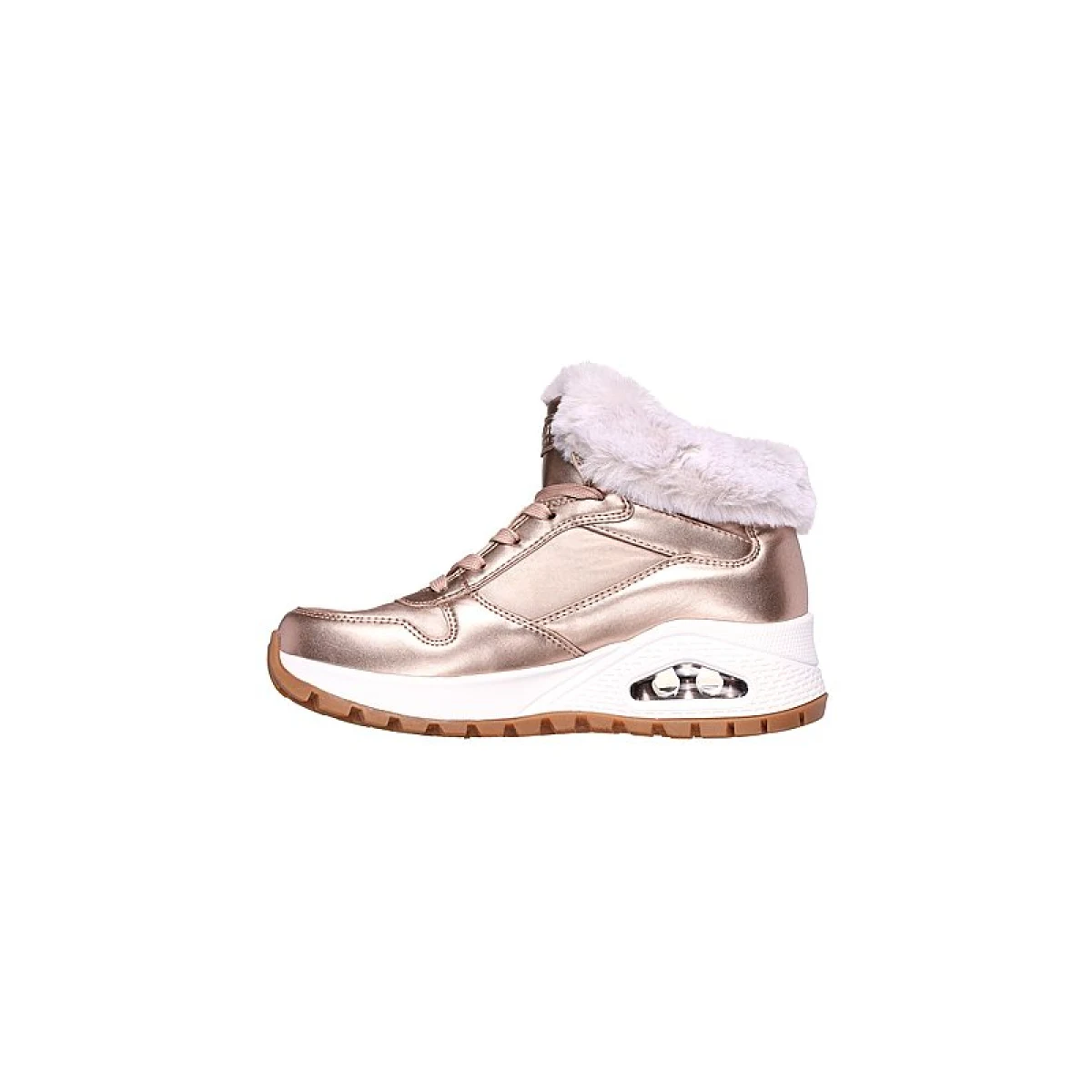 Dámske členkové zimné topánky SKECHERS Uno Rugged Cool Nova rose gold · záber 3