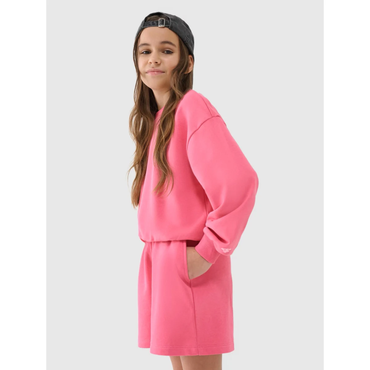 Dievčenská mikina 4F JUNIOR SWEATSHIRT F1479-54S-PINK · záber 3