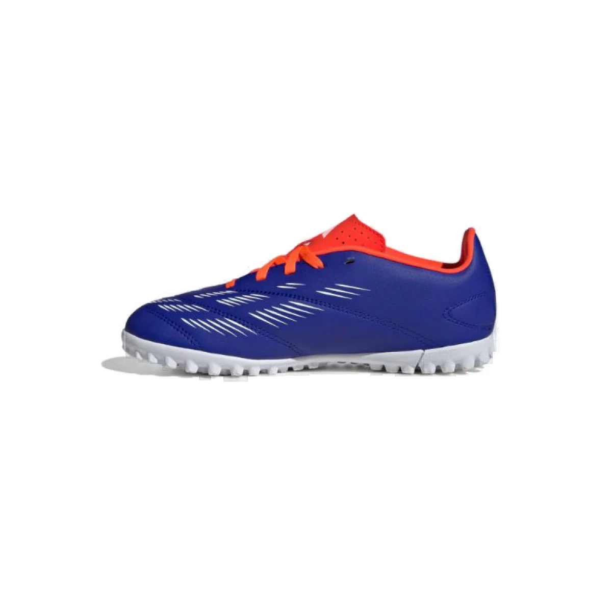 Chlapčenské futbalové kopačky turfy ADIDAS Predator Club K TF lucid blue cloud white solar red · záber 3
