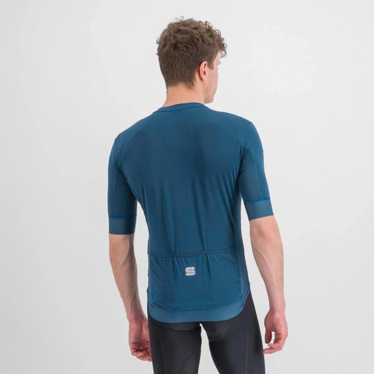 Pánsky cyklistický dres s krátkym rukávom SPORTFUL Monocrom jersey, blue sea · záber 3