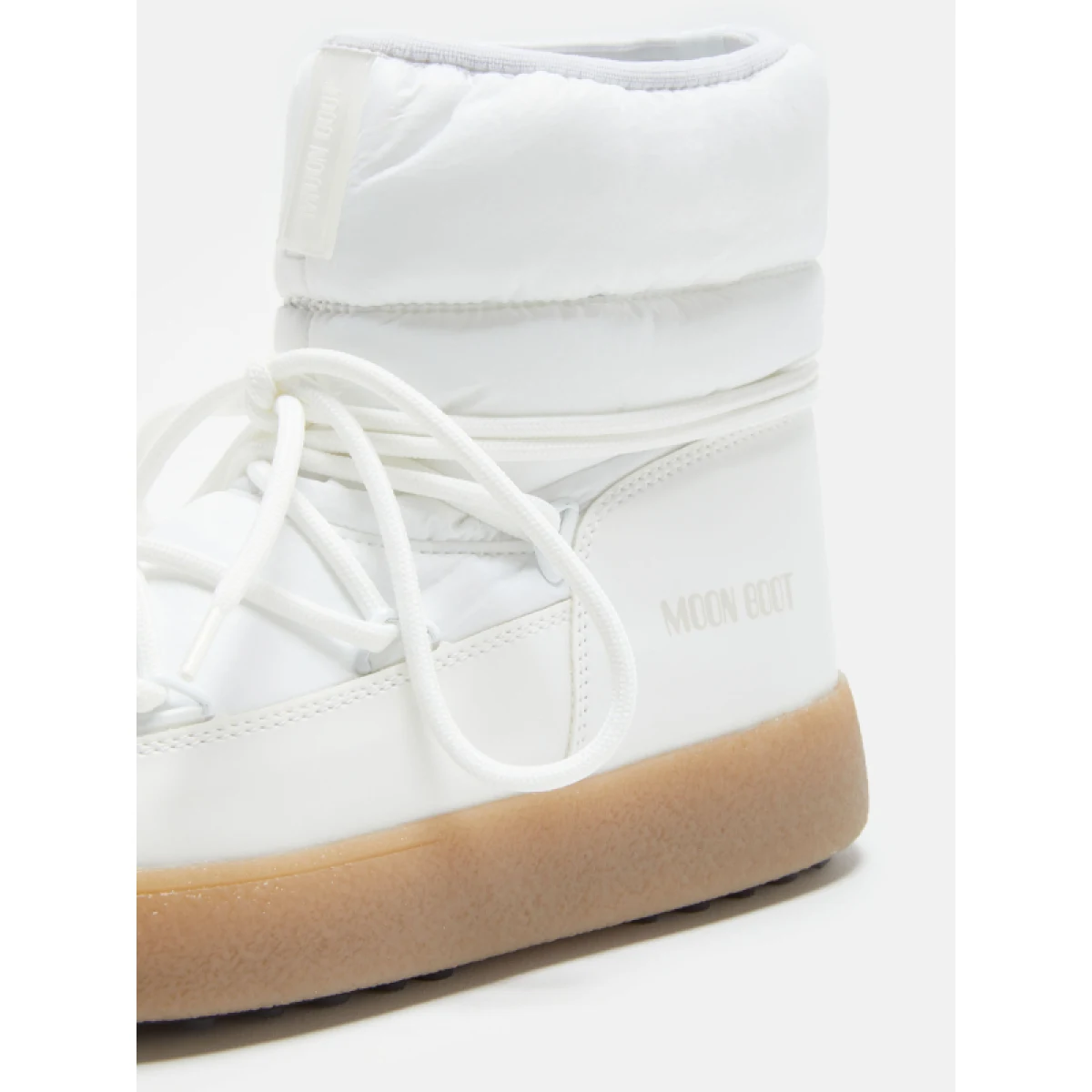 Dámske členkové zimné topánky MOON BOOT LTRACK LOW NYLON WP, 002 white · záber 4
