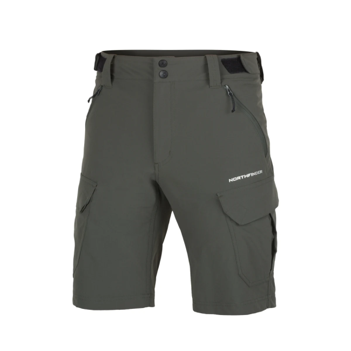 Pánske turistické kraťasy NORTHFINDER ANTHON 300darkgreen · záber 4