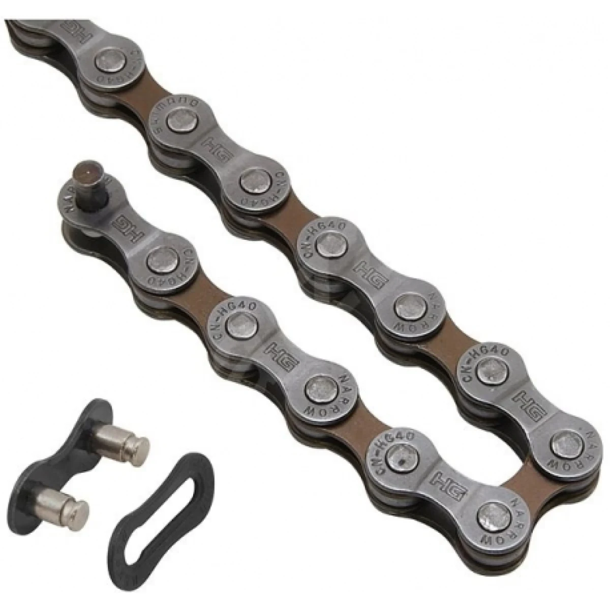 Reťaz na bicykel SHIMANO Reťaz HG40 8-kolo 116 čl.+spojka SM-UG51 · záber 1