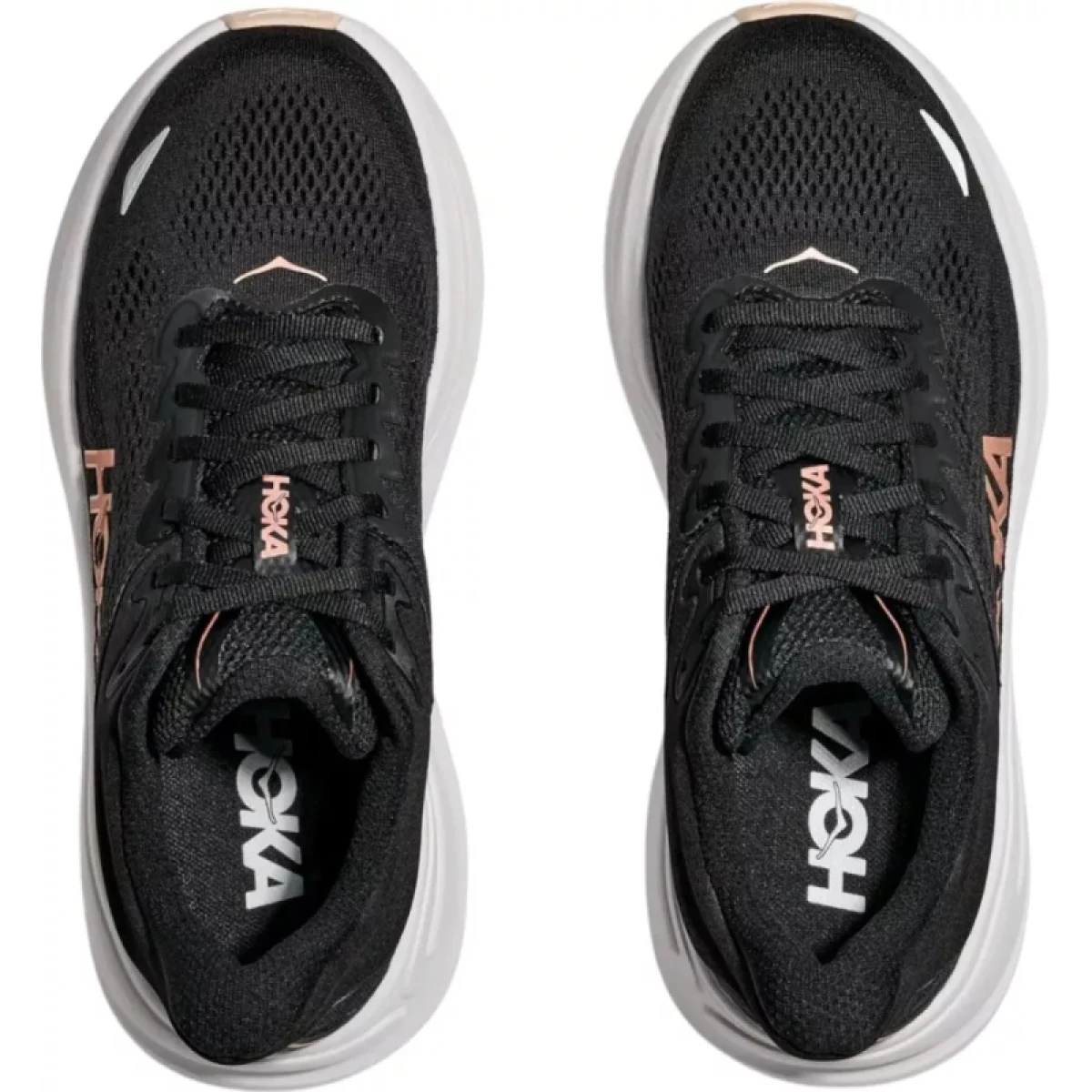 Dámska bežecká obuv HOKA Bondi 9 black rose gold · záber 3