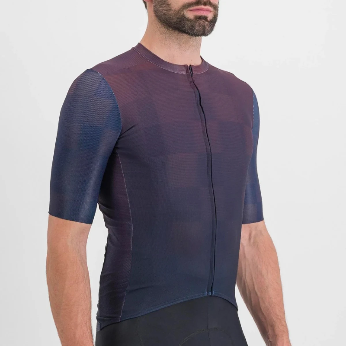 Pánsky cyklistický dres s krátkym rukávom SPORTFUL Rocket jersey, galaxy blue mulled grape · záber 4