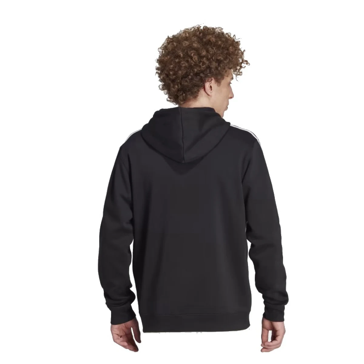 Pánska mikina s kapucňou ADIDAS ORIGINALS 3-STRIPES HOODY-IM2088-black · záber 2