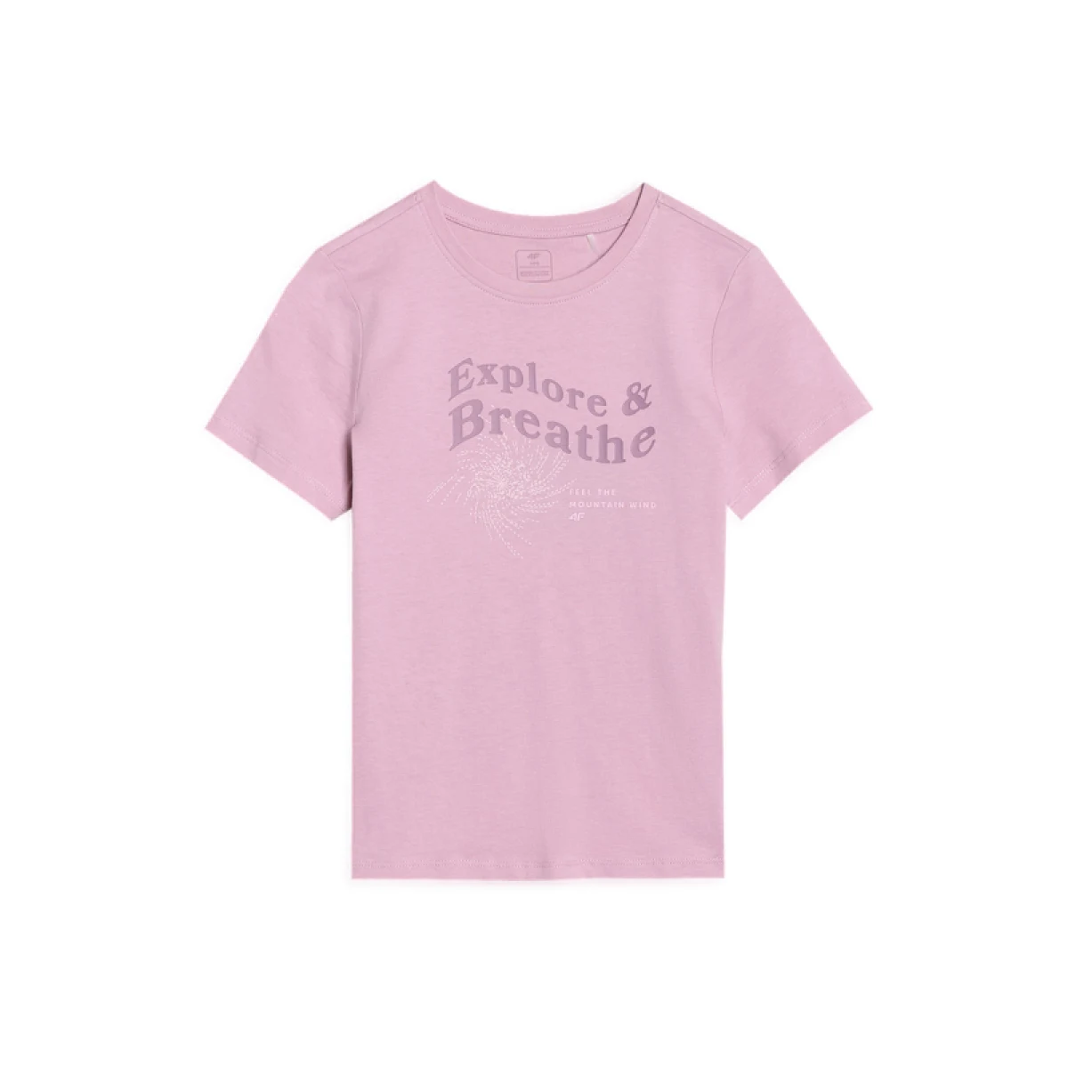 Dievčenské tričko s krátkym rukávom 4F JUNIOR TSHIRT F1854-52S-LIGHT VIOLET · záber 5