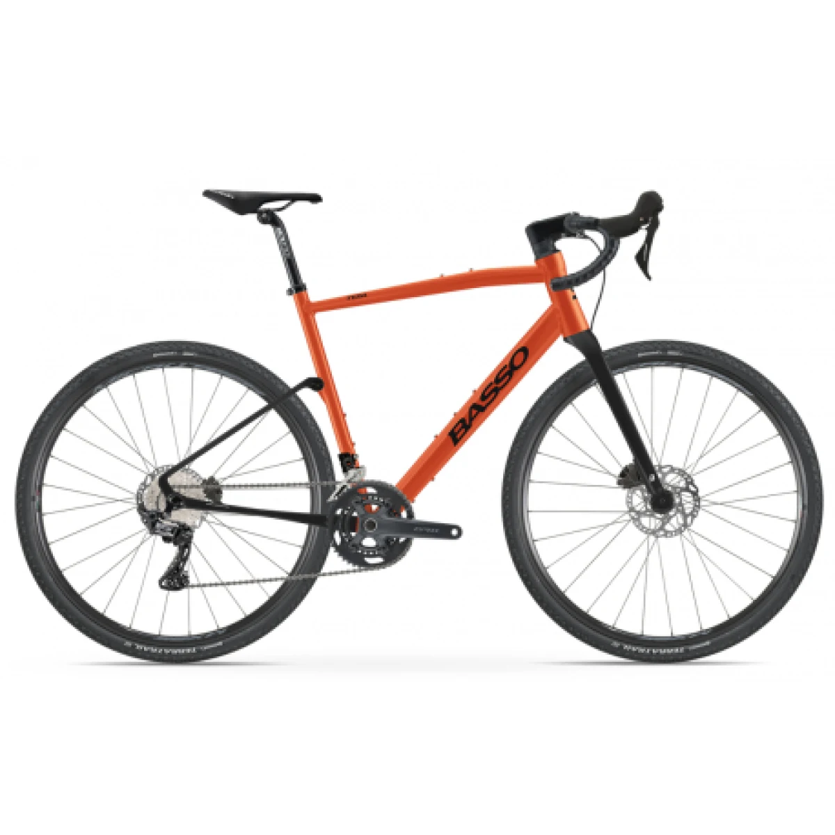 Gravel bicykel BASSO Tera, siena tera, Shimano GRX 600, Microtech MX25 · záber 1