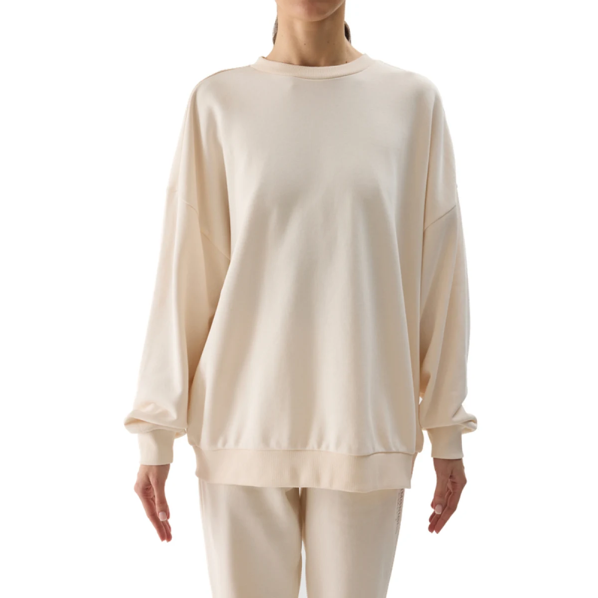 Dámska mikina 4F SWEATSHIRT-4FWSS24TSWSF1055-12S-CREME · záber 3