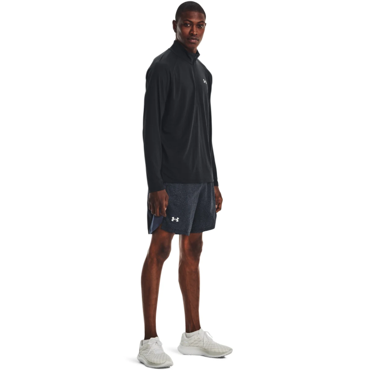 Pánske bežecké kraťasy UNDER ARMOUR UA LAUNCH 7 inch PRINTED SHORT-GRY · záber 3