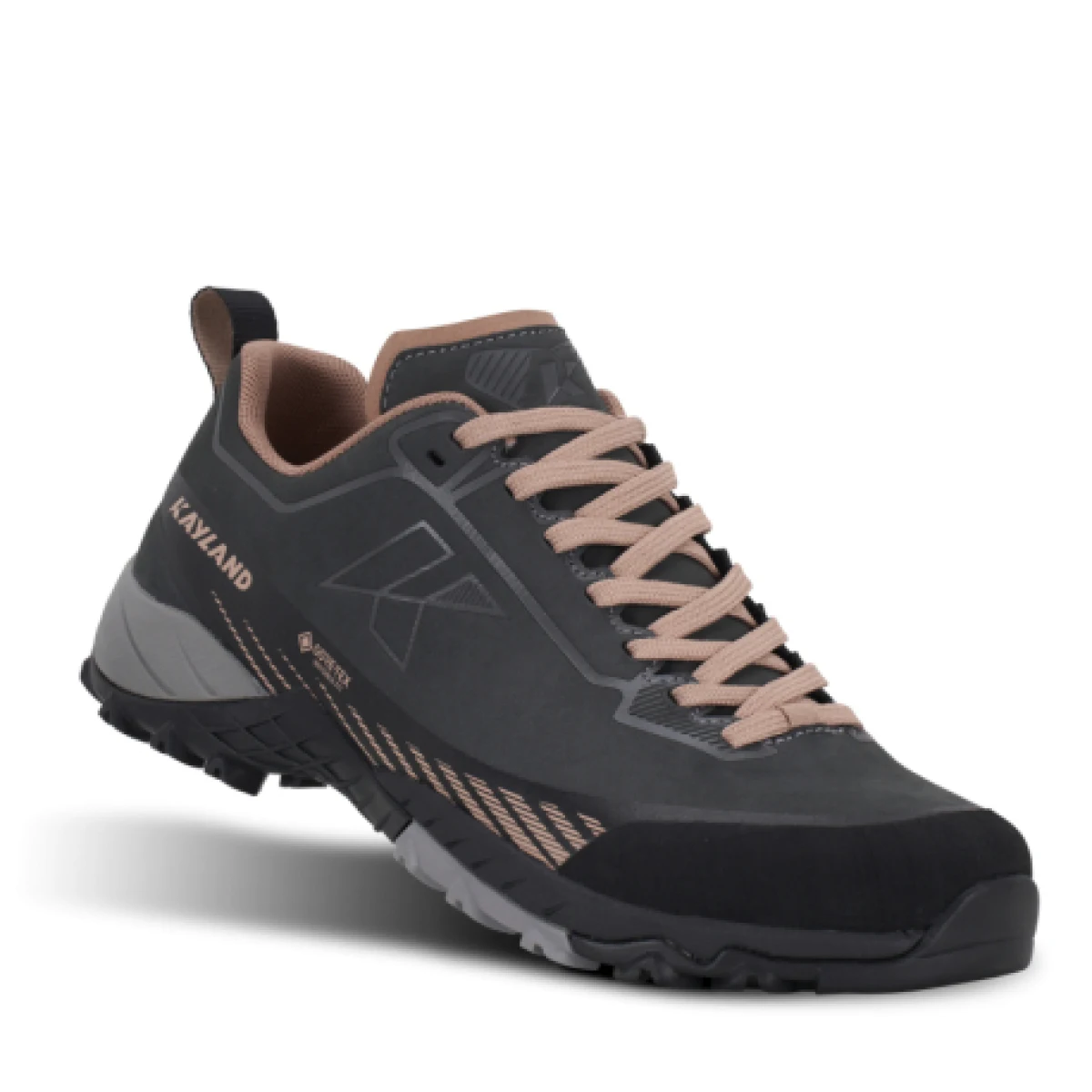 Dámska nízka turistická obuv KAYLAND Tuono Leather GTX W dark grey rose · záber 1