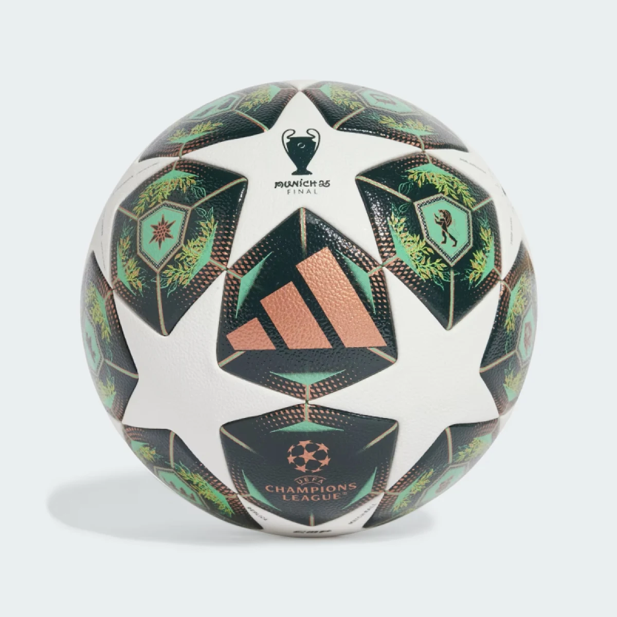 Futbalová lopta ADIDAS UCL COM WHITE SHAGRN SSLIME · záber 2