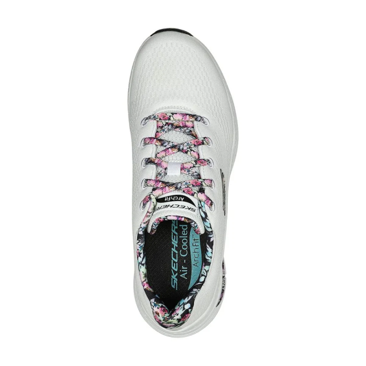 Dámska rekreačná obuv SKECHERS Arch Fit First Blossom white multi · záber 4