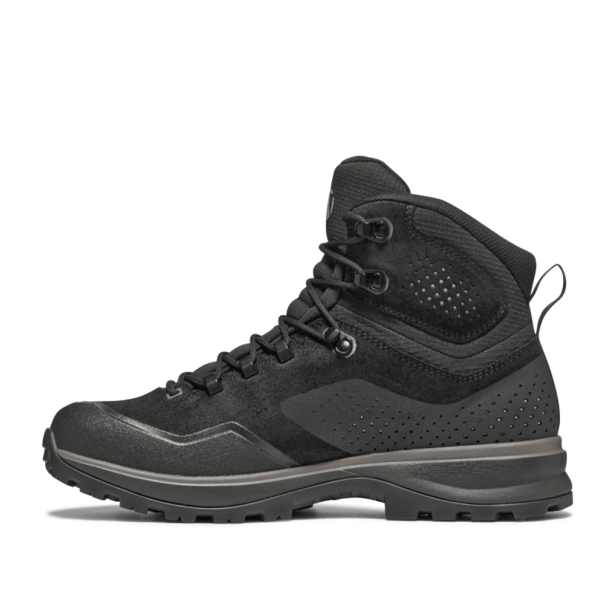 Pánska vysoká turistická celokožená obuv TECNICA Forge TRK GTX Ms, black grey · záber 3