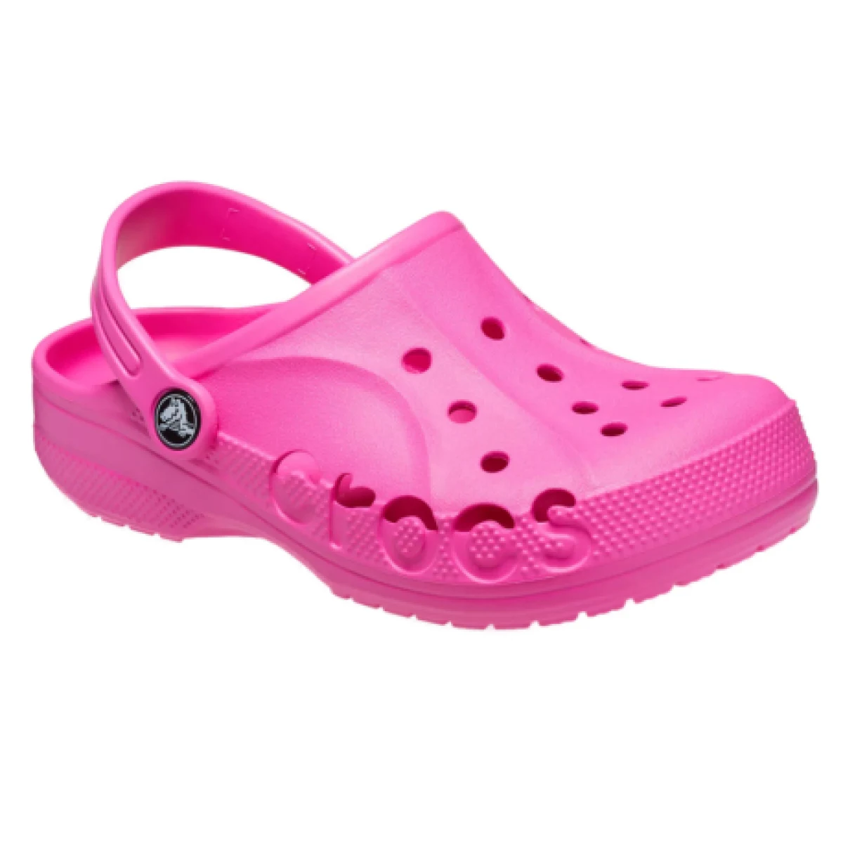 Dievčenské kroksy (rekreačná obuv) CROCS Baya Clog K electric pink · záber 1