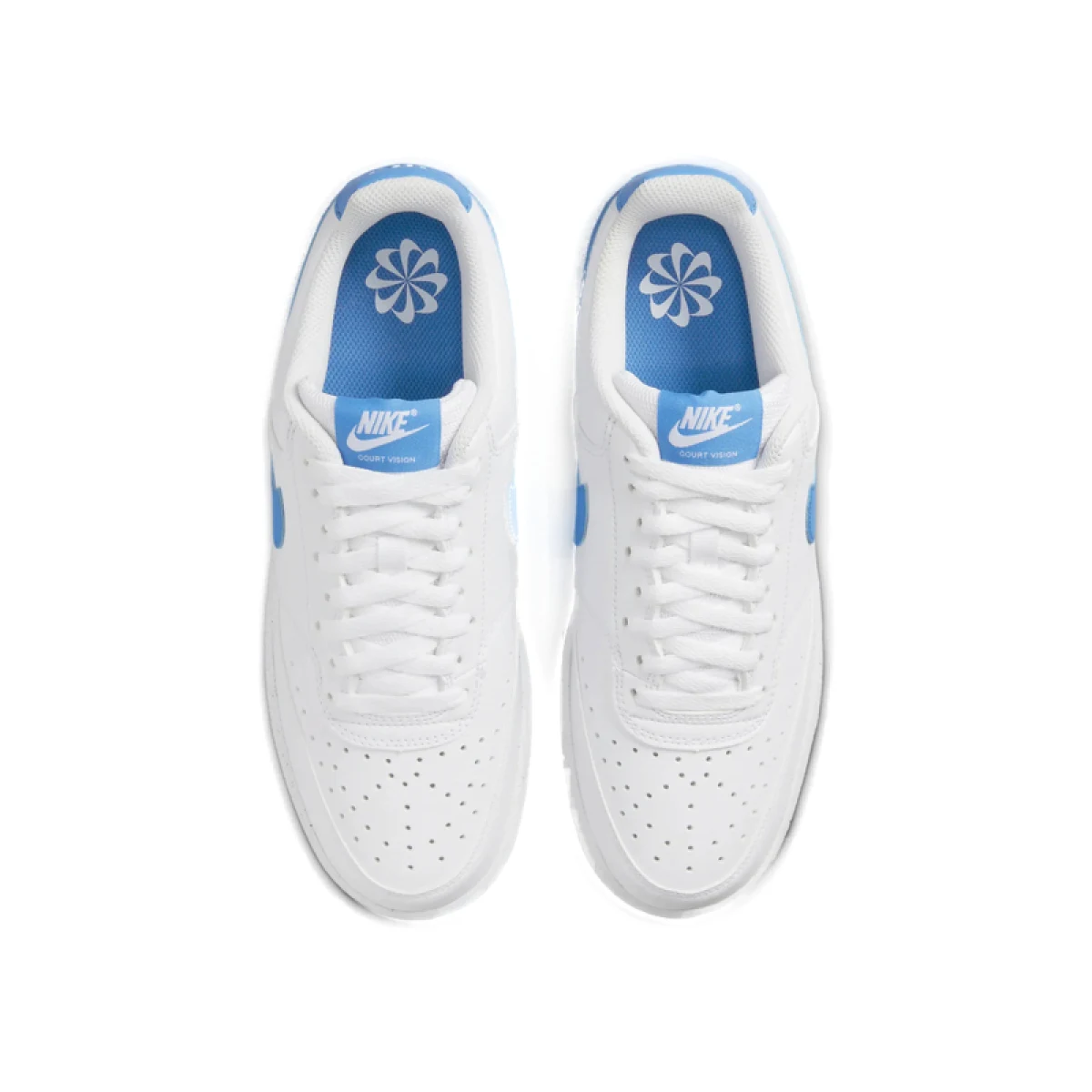 Pánska rekreačná obuv NIKE Court Vision Low Next Nature white light photo blue · záber 4