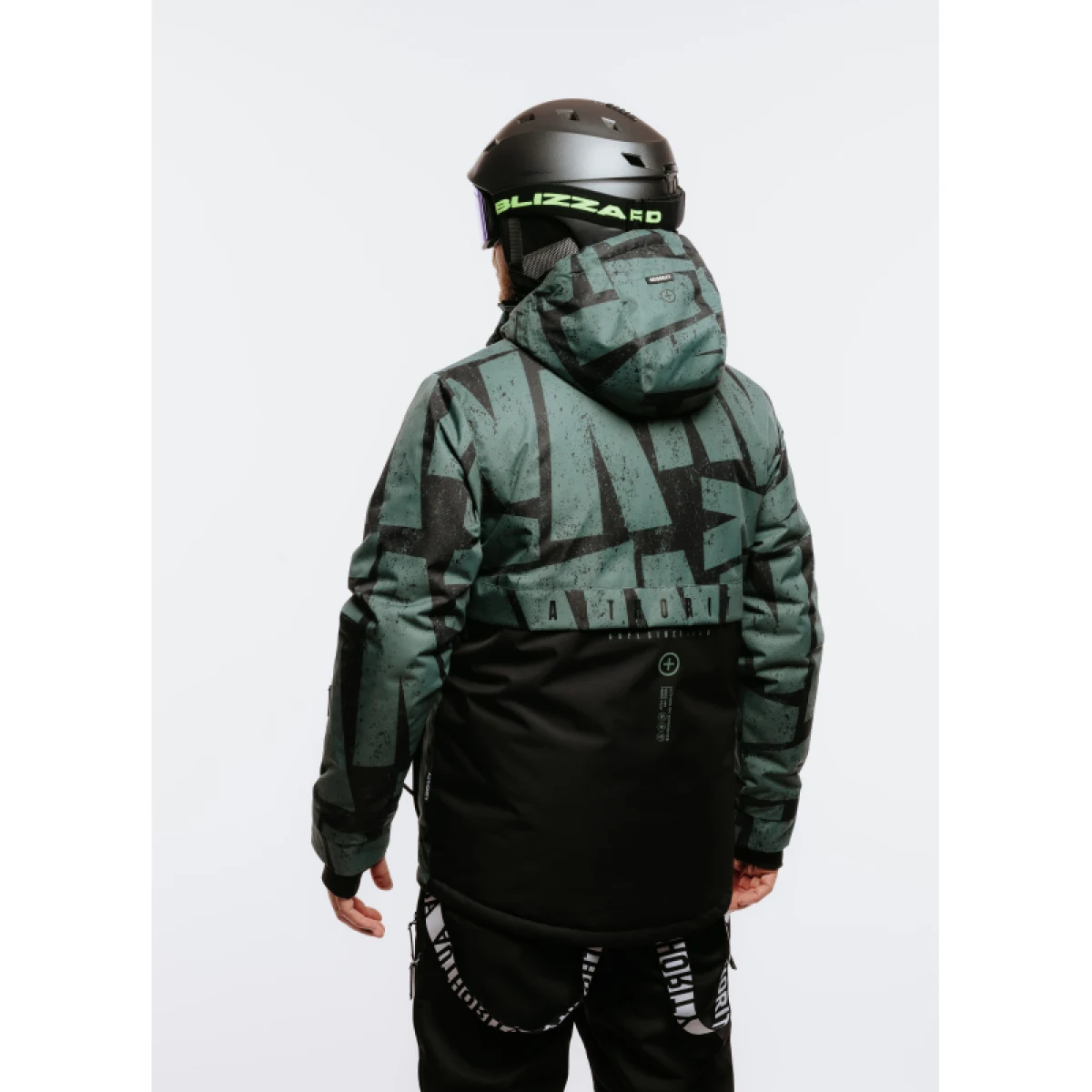 Pánska lyžiarska bunda AUTHORITY SJ-DOPE green · záber 3