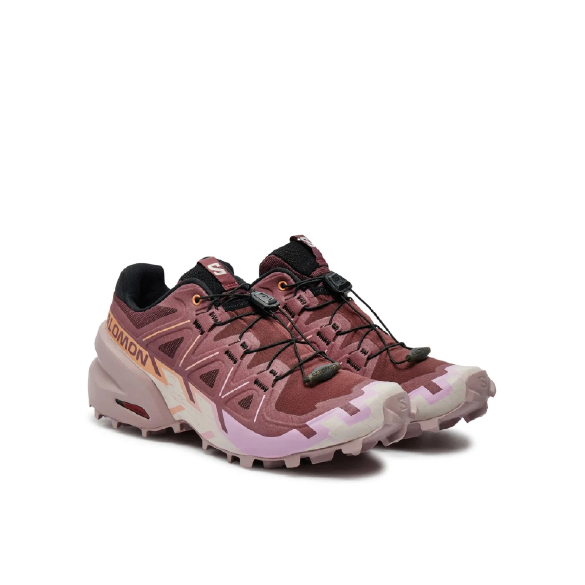 Dámska bežecká trailová obuv SALOMON Speedcross 6 catawba grape papaya deauville mauve · záber 3