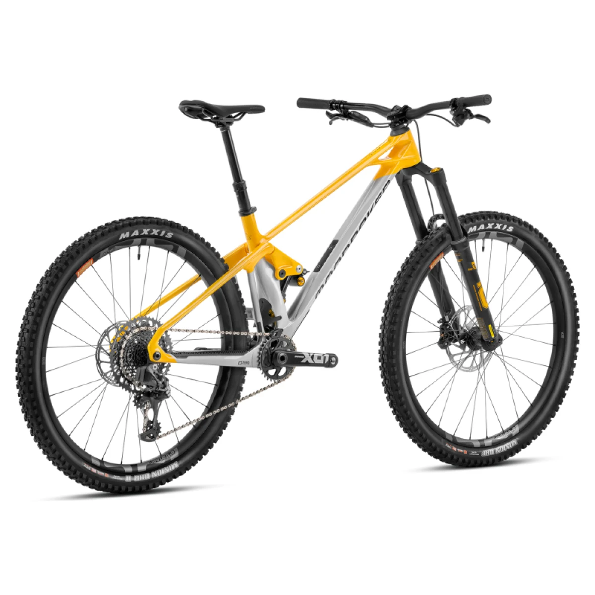 Horský bicykel MONDRAKER Foxy Carbon XR MIND, racing silver yellow · záber 3
