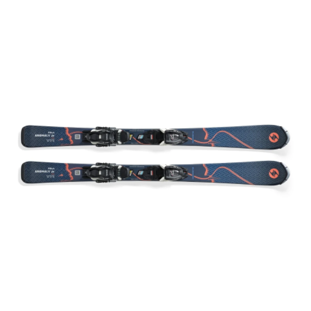 Juniorské lyže na zjazdovku - on piste s viazaním BLIZZARD Anomaly JR + FDT JR 4.5, blue orange · záber 1