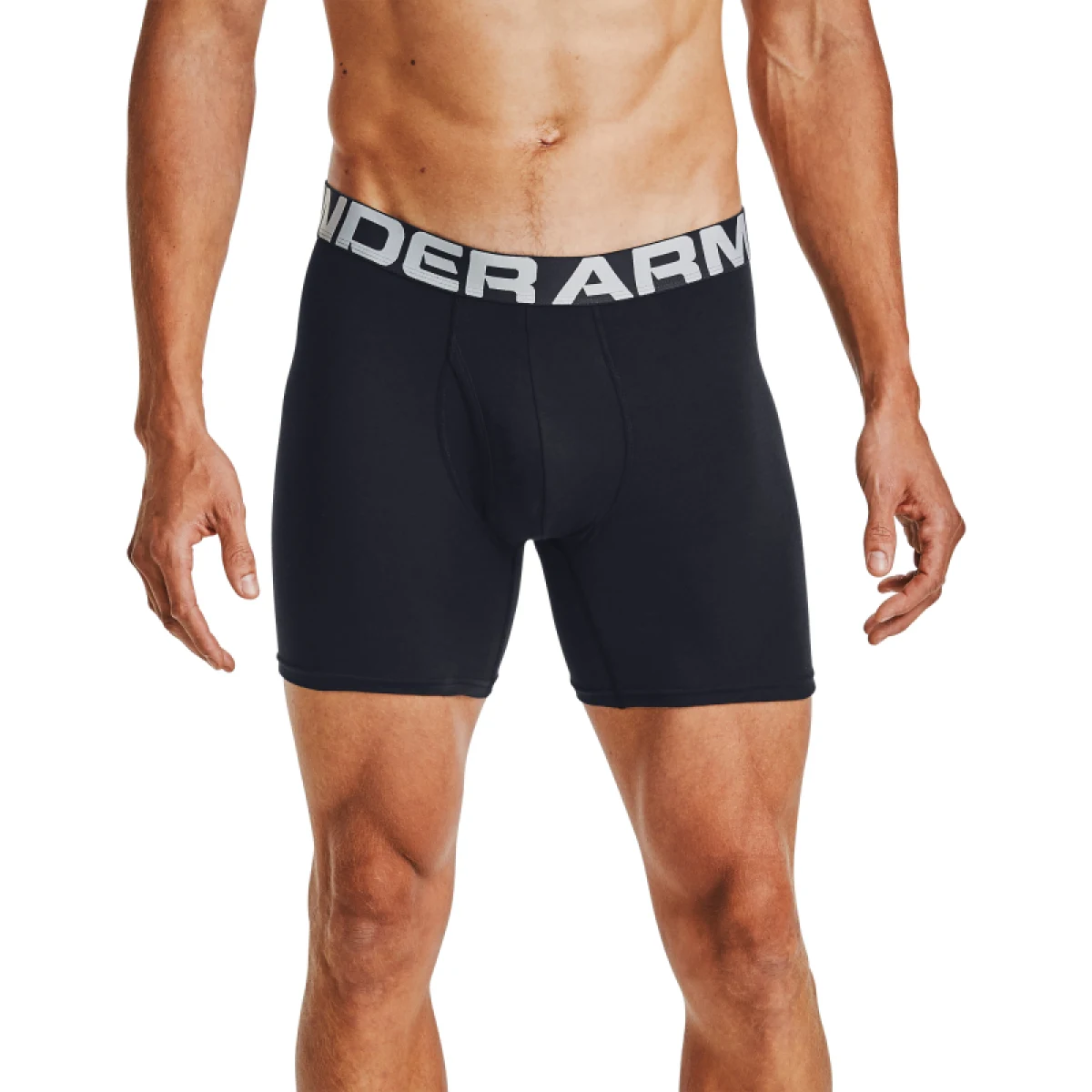 Pánske boxerky UNDER ARMOUR 3 PACK-UA Charged Cotton 6in-BLK · záber 2