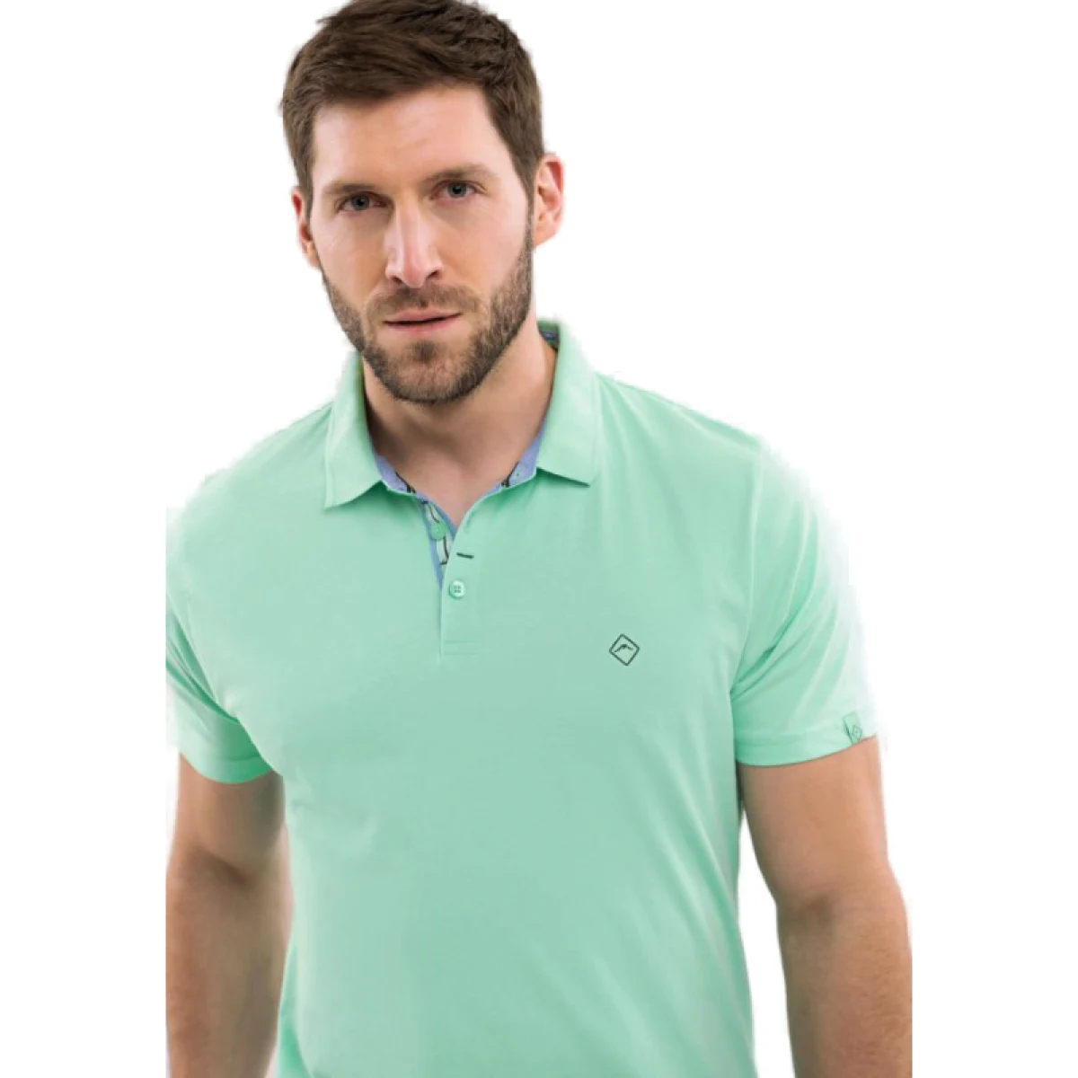 Pánske polo tričko s krátkym rukávom VOLCANO O-NIKOS-300-GREEN · záber 2