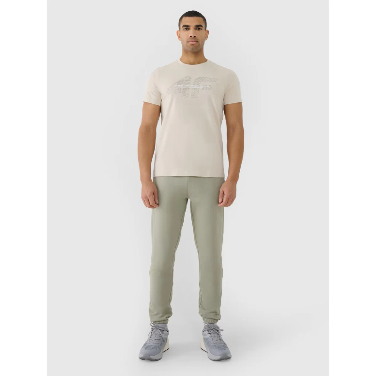 Pánske tričko s krátkym rukávom 4F TSHIRT M2004-12S-CREME · záber 4