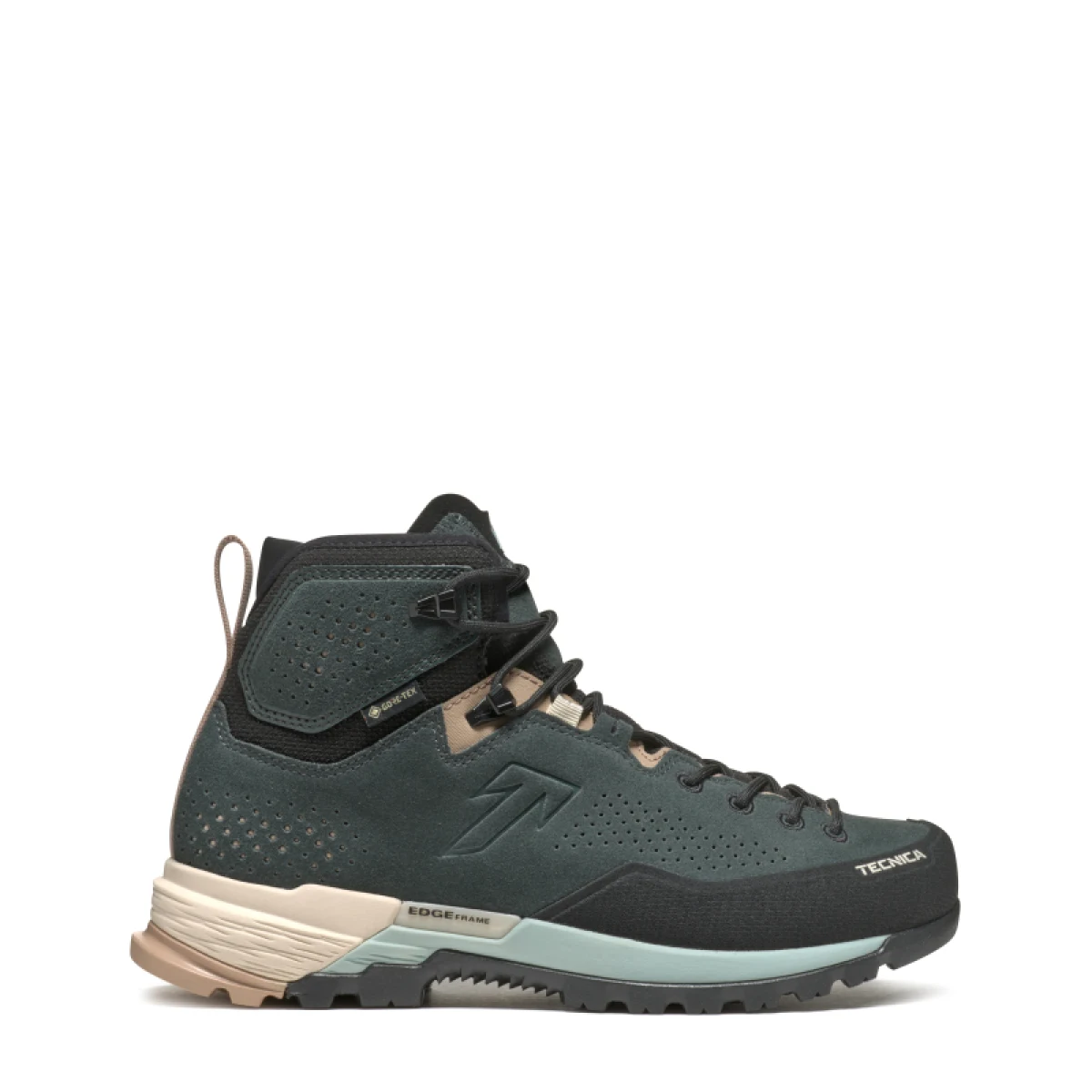 Dámska členková turistická celokožená obuv TECNICA Sulfur MID GTX Ws, navy grey light blue · záber 2