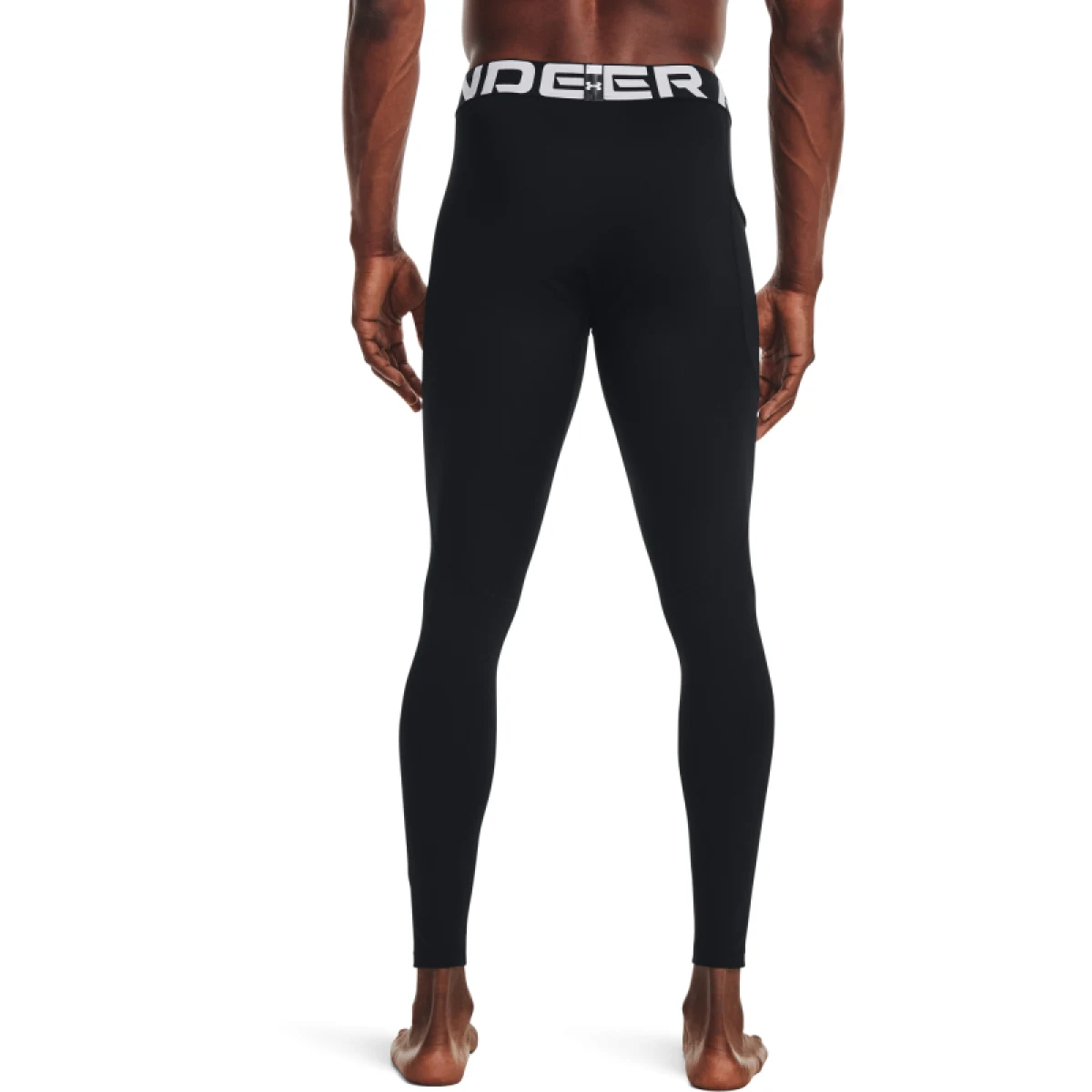 Pánske kompresné legíny UNDER ARMOUR UA ColdGear Armour Leggings-BLK-1366075-001 · záber 2